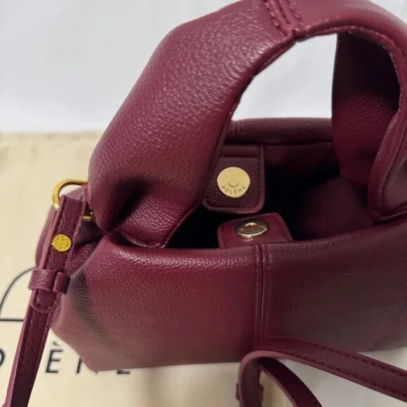 polene Numéro Neuf Mini Edition Textured Black Cherry - Picture 5 of 10